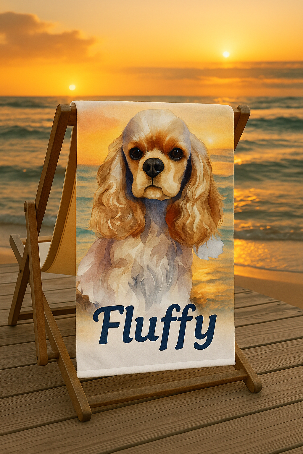 Customizable Pet Bath Towel 27x60