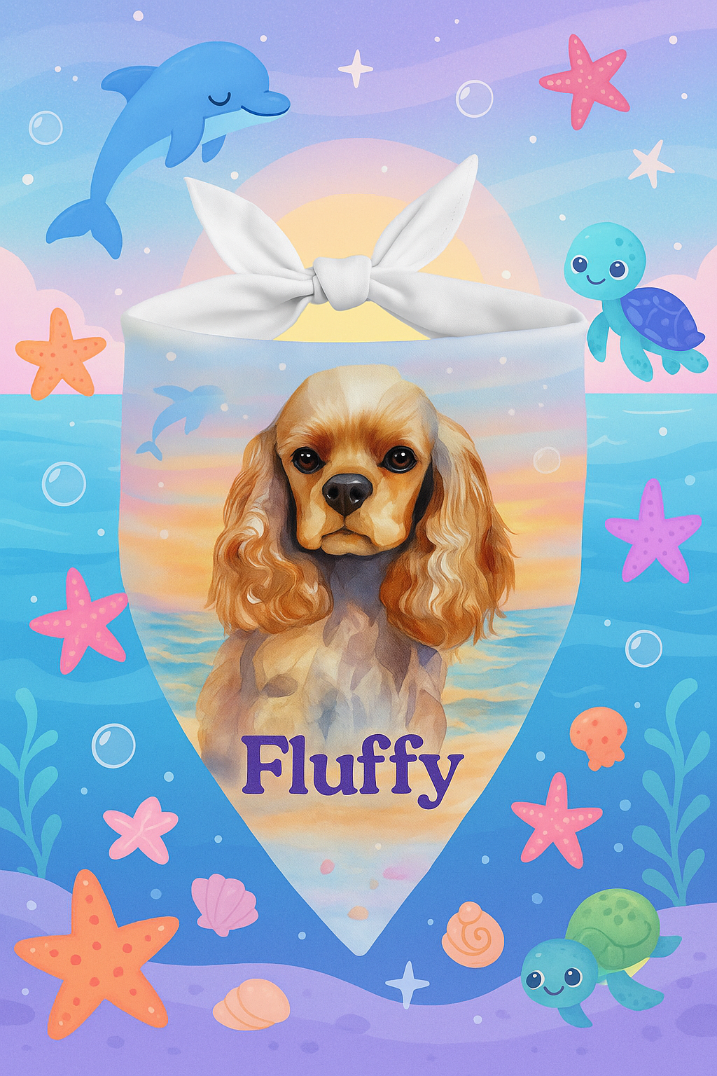 Customizable Pet Bandana