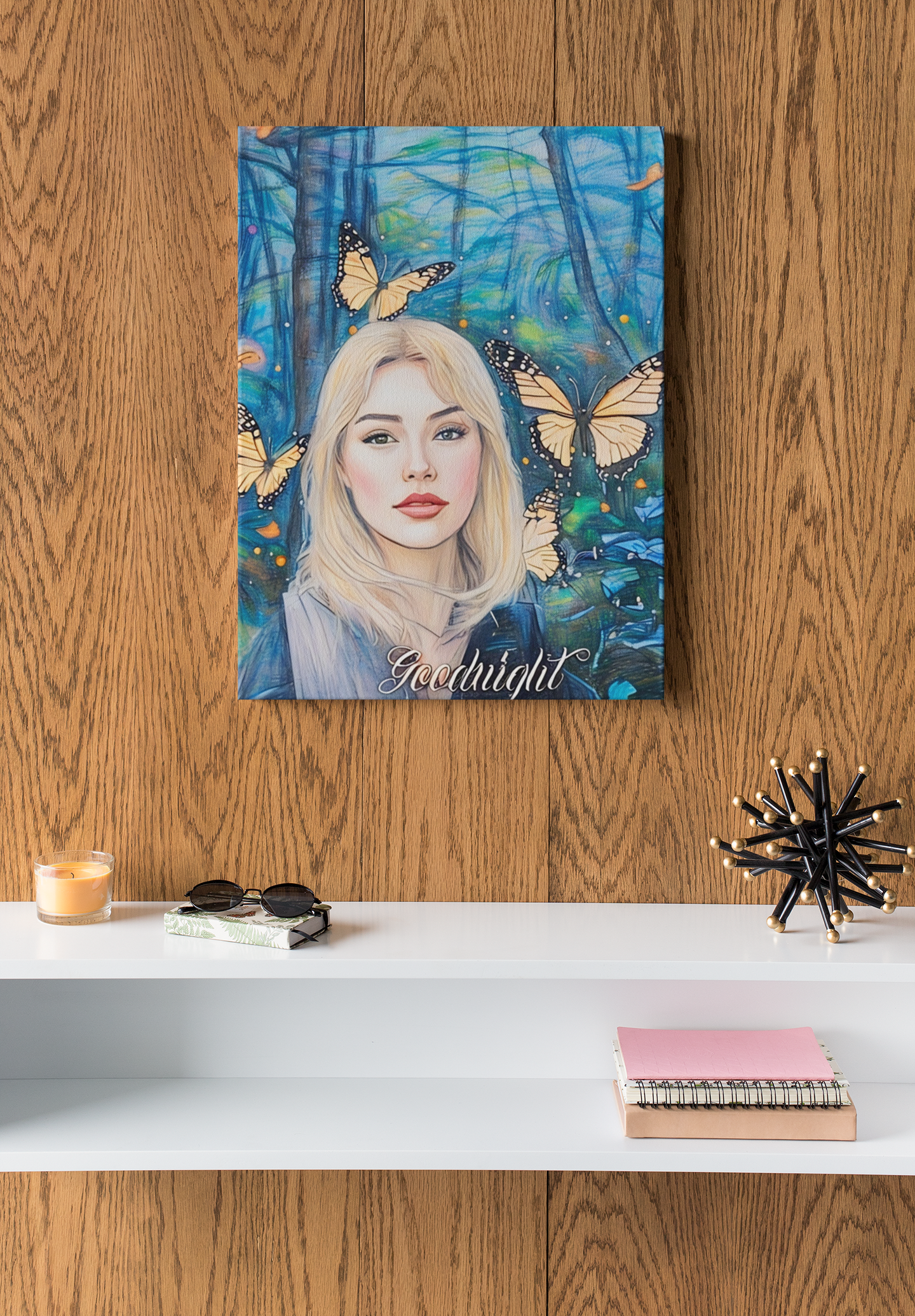 Customizable Personalized Artwork Canvas 11x14
